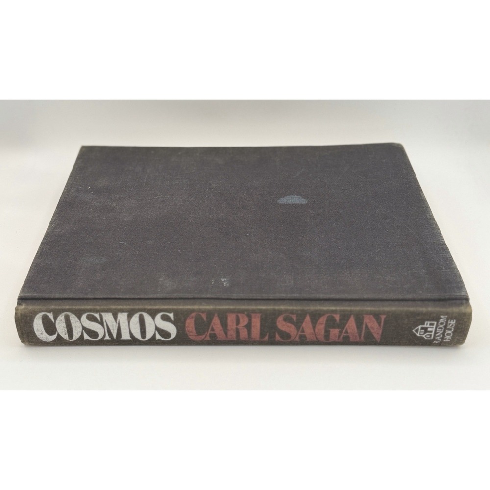 COSMOS Carl Sagan 1980 1st Ed 4th Print Hardcover Random House Astronomy Vintage